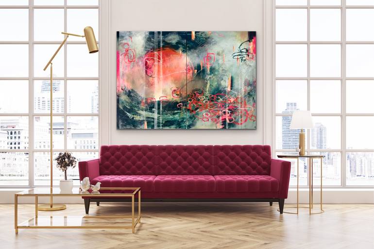 Original Abstract Painting by Kasia Clarke