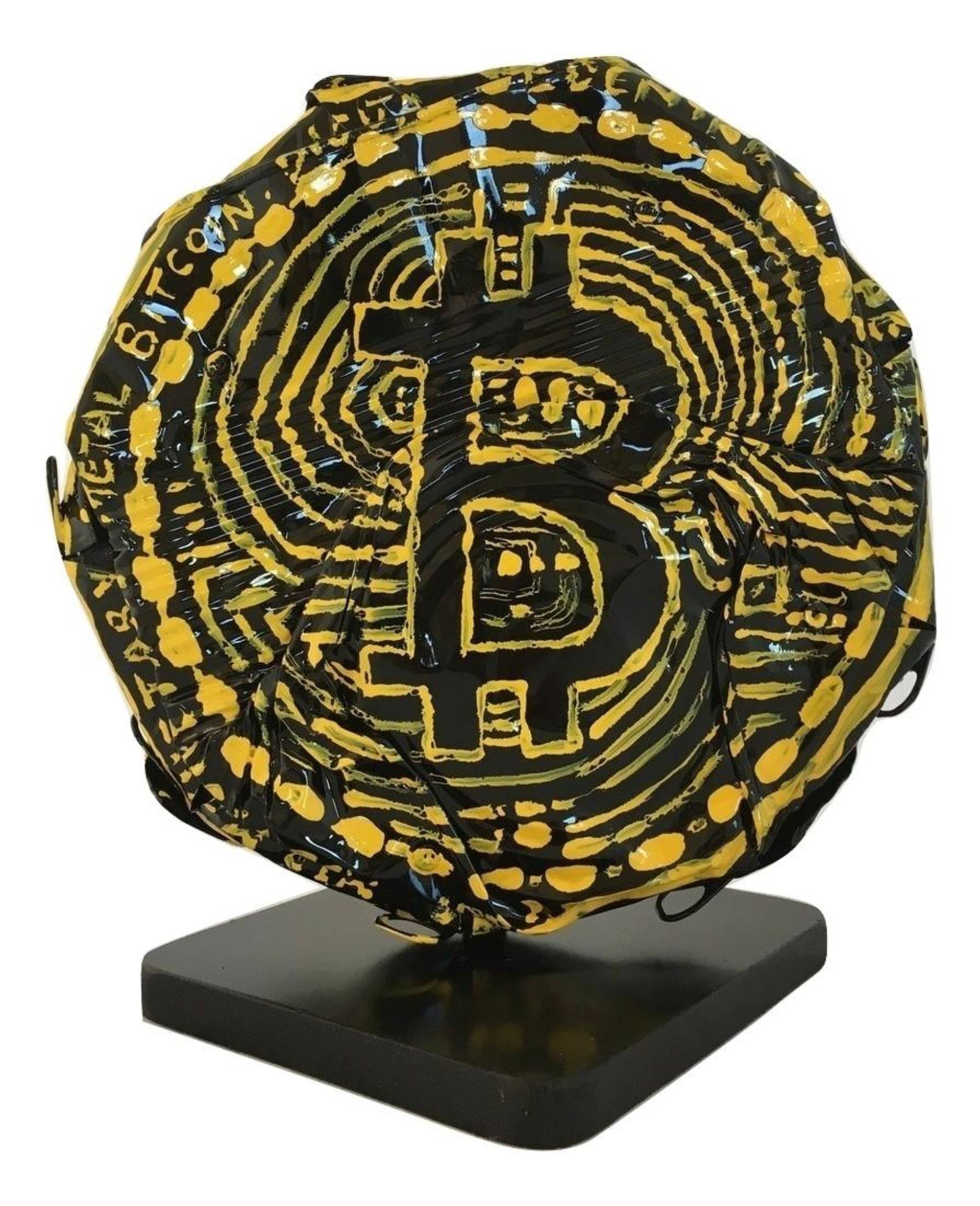Bitcoin XL Sculpture by Norman Gekko | Saatchi Art