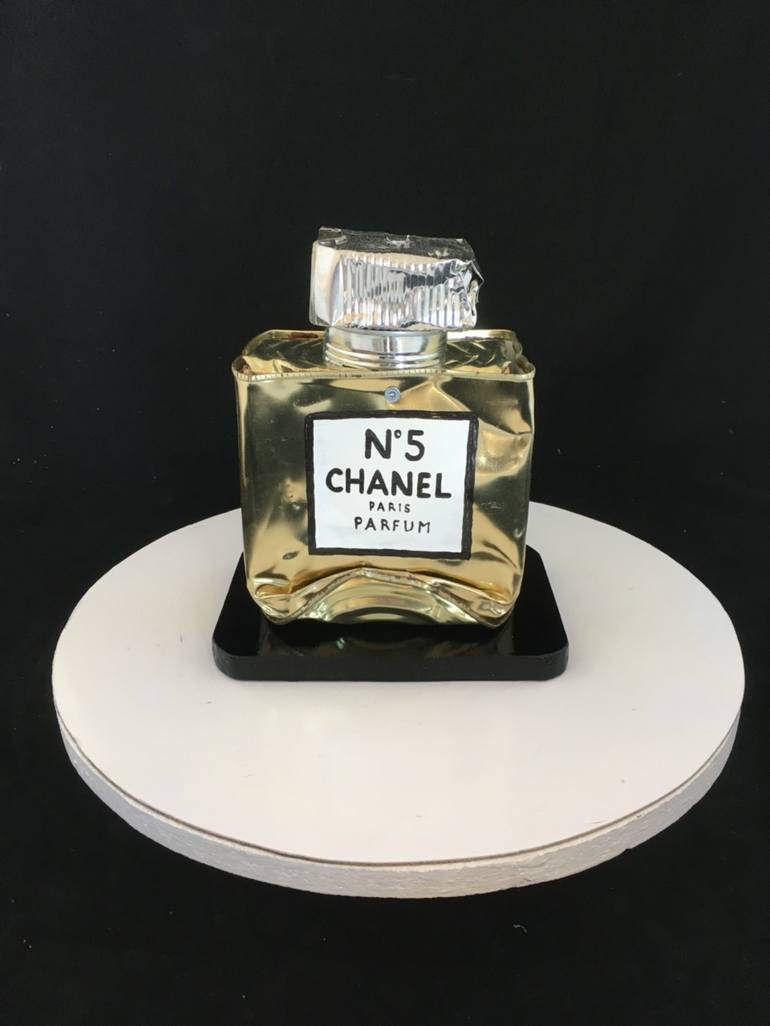 Chanel N.5 in state of natural degradation Sculpture