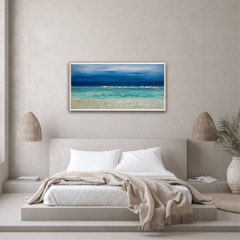 Original Abstract Expressionism Abstract Painting by Brigitte Dravet