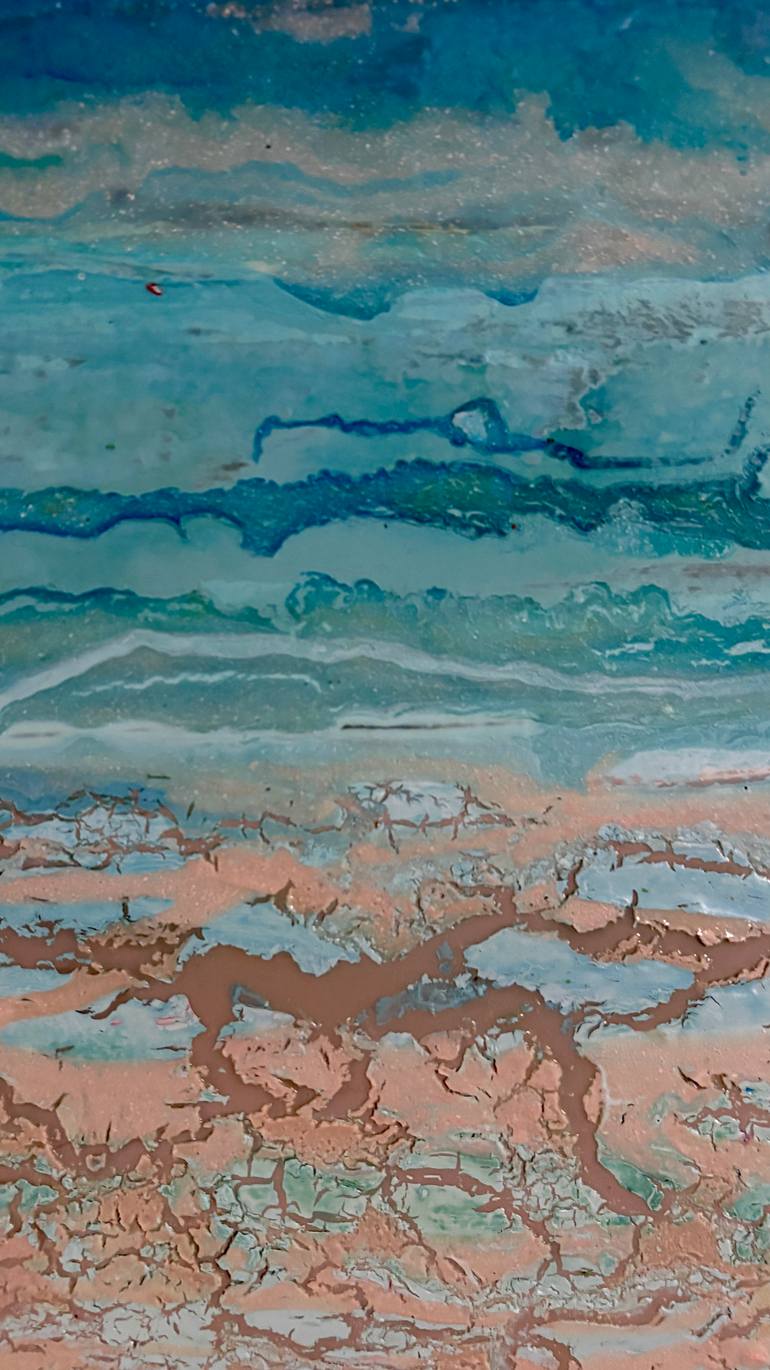 Original Abstract Expressionism Abstract Painting by Brigitte Dravet