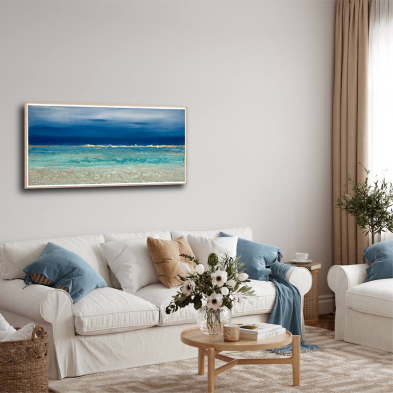 Original Abstract Expressionism Abstract Painting by Brigitte Dravet