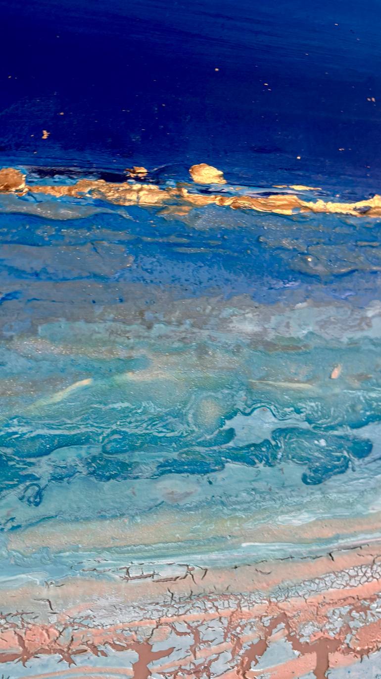 Original Abstract Expressionism Abstract Painting by Brigitte Dravet