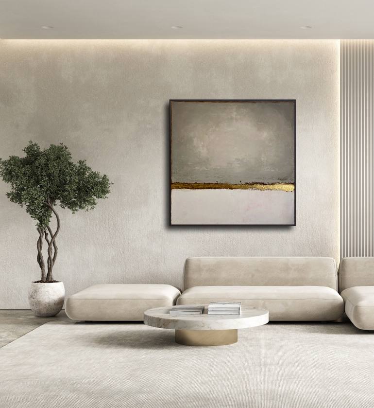 Original Abstract Expressionism Abstract Painting by Brigitte Dravet