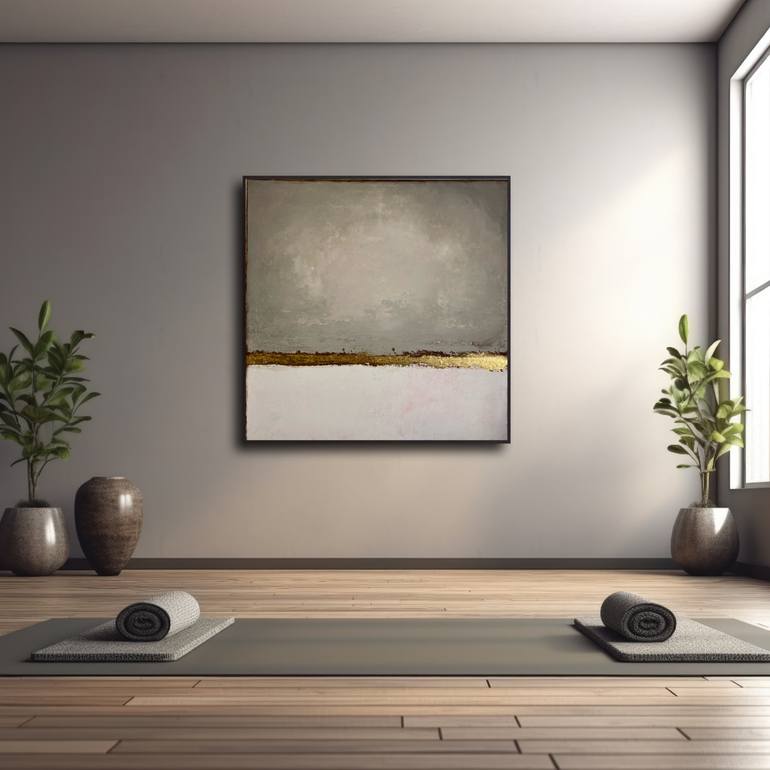 Original Abstract Expressionism Abstract Painting by Brigitte Dravet