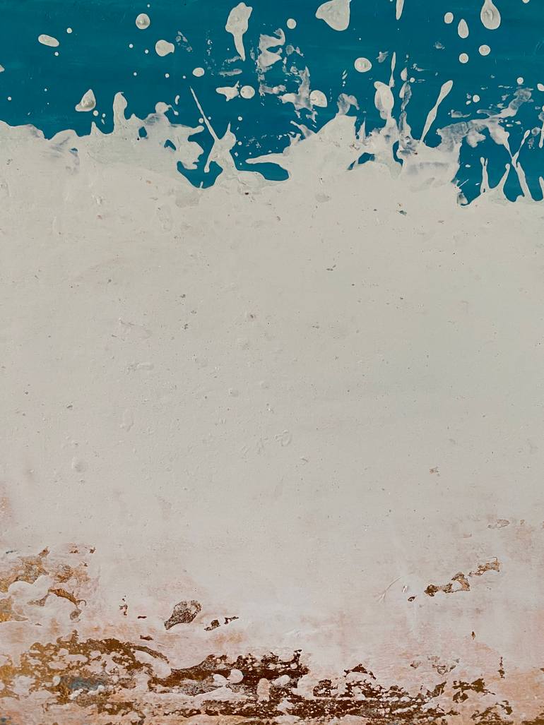 Original Abstract Expressionism Nature Painting by Brigitte Dravet