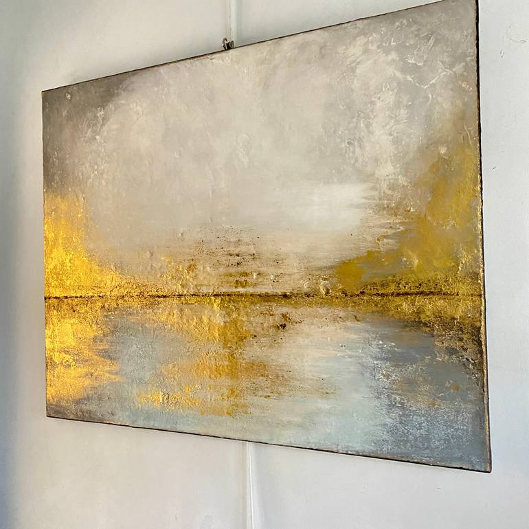 Original Abstract Expressionism Abstract Painting by Brigitte Dravet