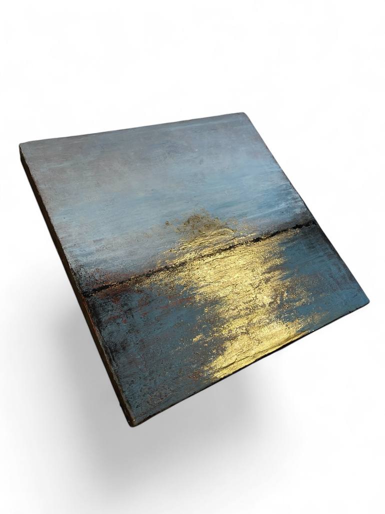 Original Minimalism Seascape Painting by Brigitte Dravet