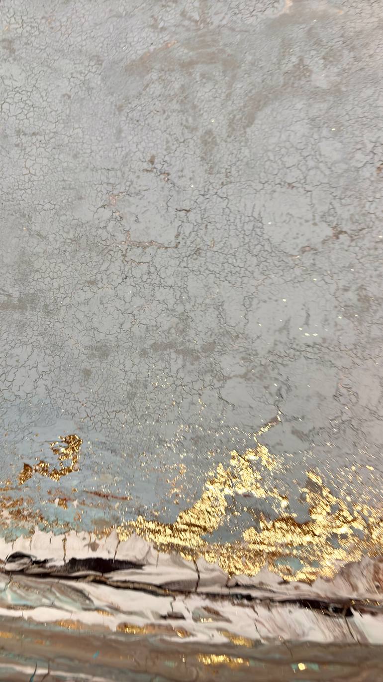 Original Expressionism Beach Painting by Brigitte Dravet