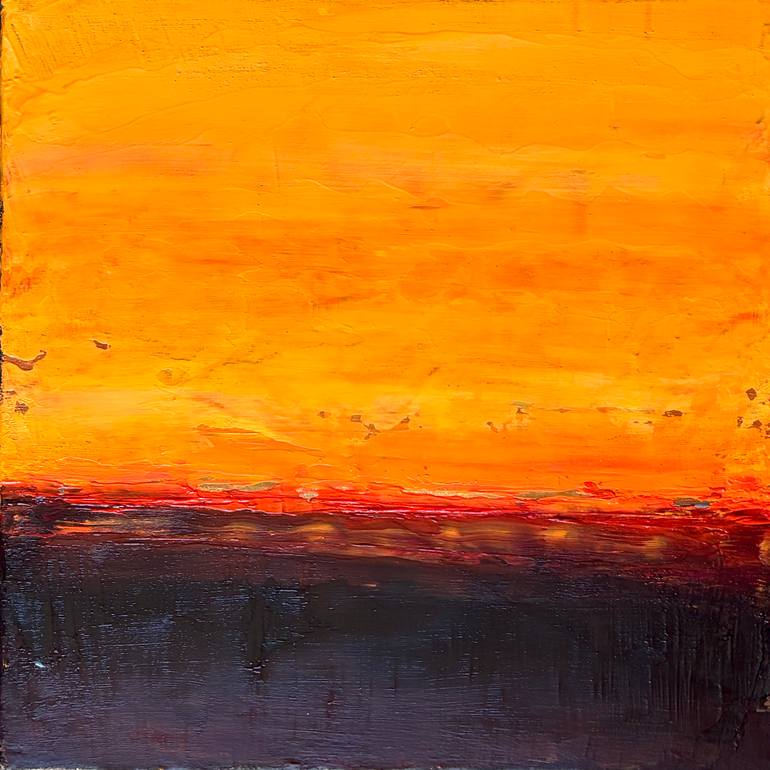 Original Abstract Painting by Brigitte Dravet | Abstract Art on Canvas | Light My Fire