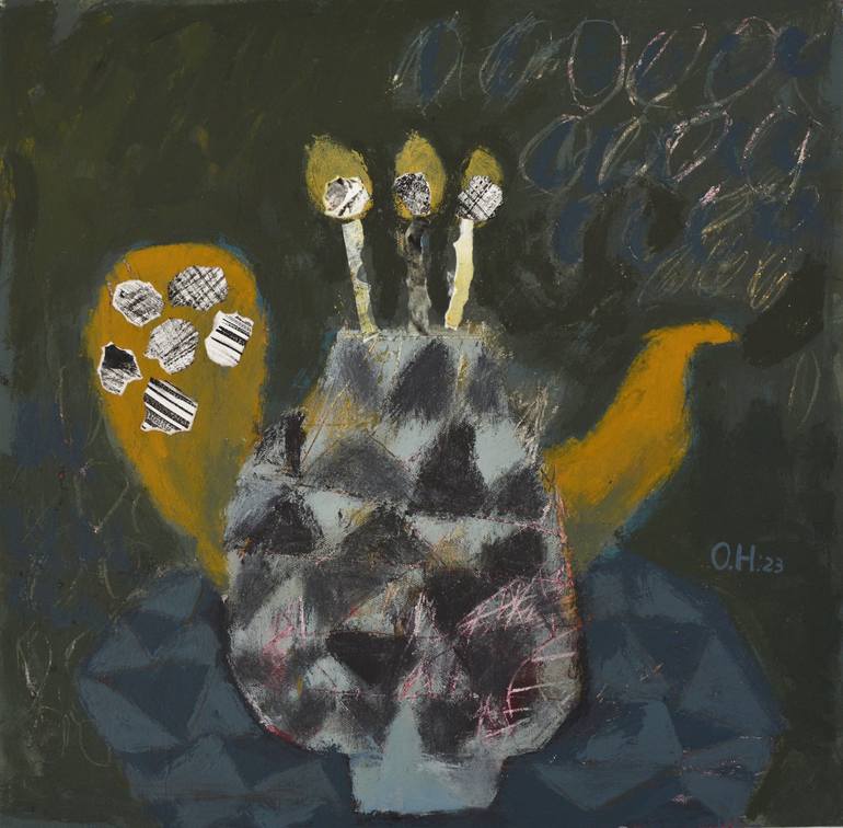 Original Abstract Still Life Paintings by Olena Hnatiuk