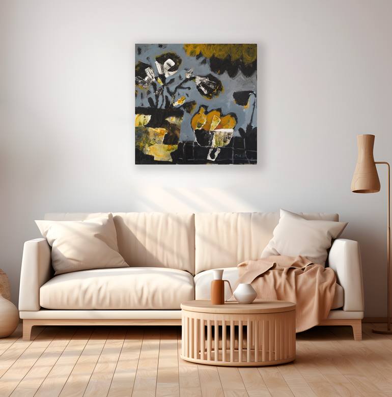 Original Abstract Still Life Painting by Olena Hnatiuk