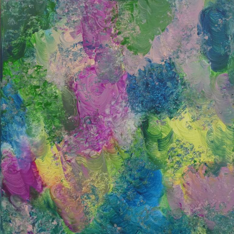 Original Abstract Expressionism Abstract Painting by Laura Bernardeschi Bernardeschi Nelson