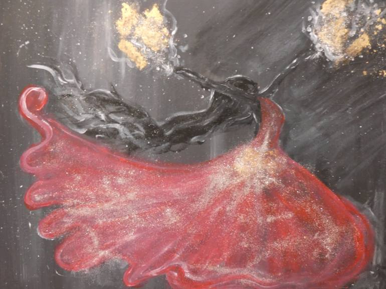 Print of Abstract Women Paintings by Laura B  Nelson