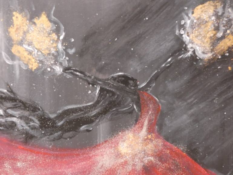 Original Abstract Women Painting by Laura Bernardeschi Bernardeschi Nelson