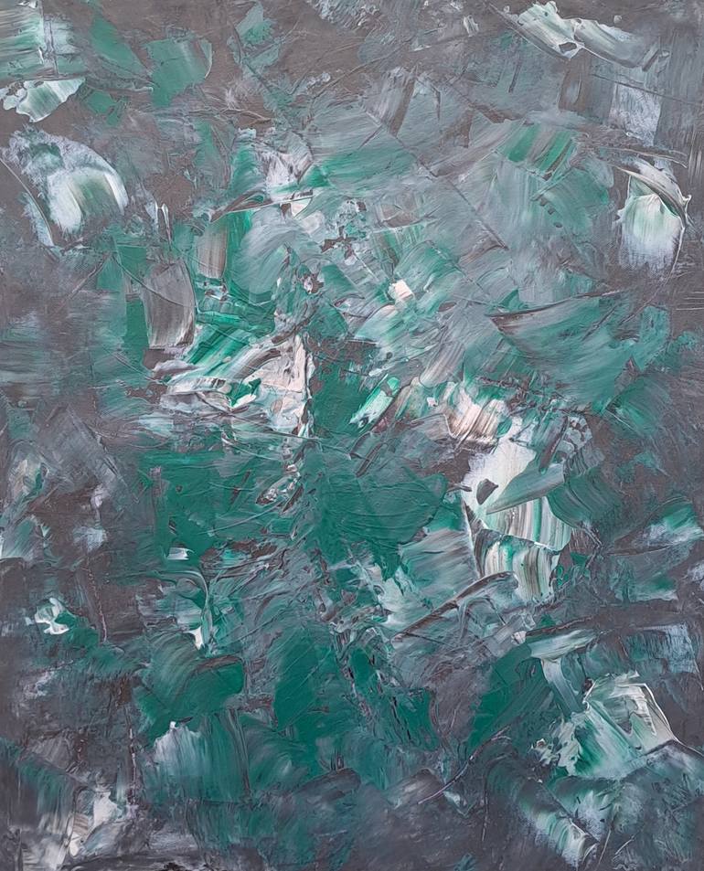 Original Abstract Landscape Painting by Laura Bernardeschi Bernardeschi Nelson