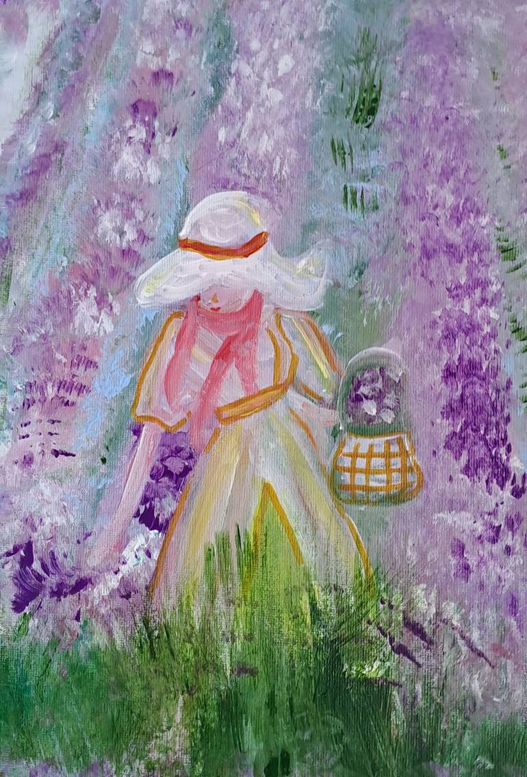 Original Abstract Landscape Painting by Laura Bernardeschi Nelson