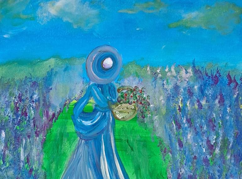 Print of Abstract Landscape Paintings by Laura B  Nelson
