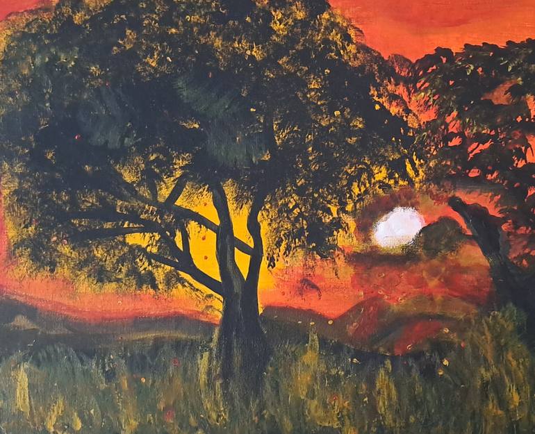 Print of Abstract Landscape Paintings by Laura B  Nelson