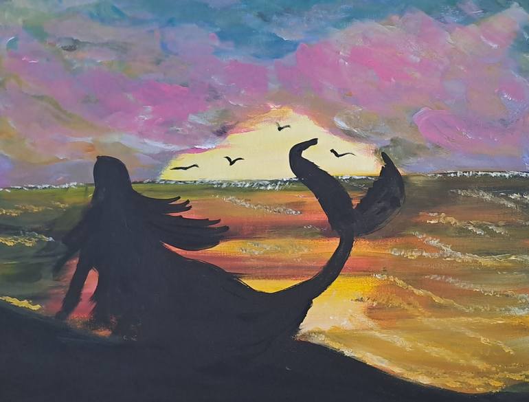 Print of Abstract Classical Mythology Paintings by Laura B Nelson