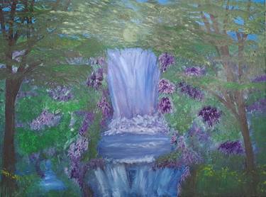Original Abstract Landscape Painting by Laura B  Nelson