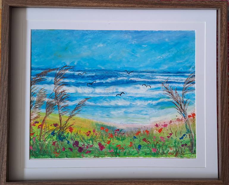 Original Abstract Expressionism Nature Painting by Laura Bernardeschi Nelson