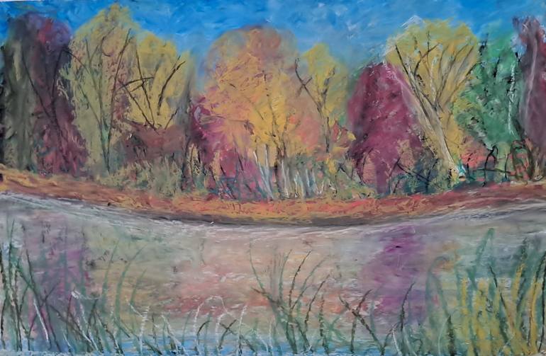 Original Figurative Landscape Painting by Laura Bernardeschi Nelson