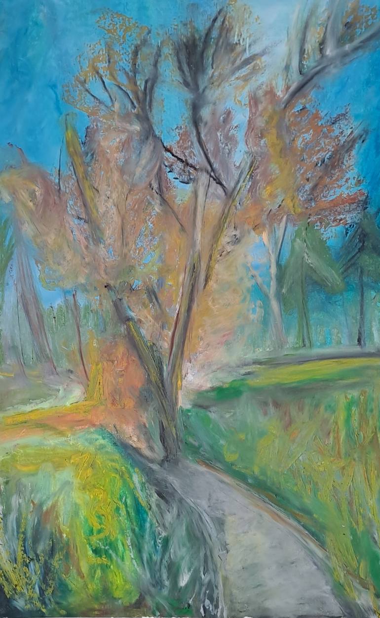 Original Figurative Landscape Painting by Laura Bernardeschi Nelson