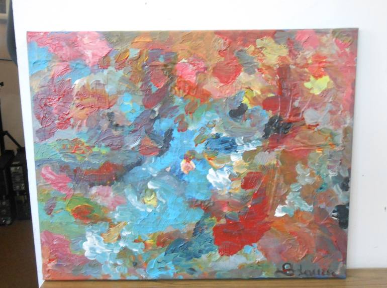 Original Abstract Expressionism Abstract Painting by Laura Bernardeschi Nelson