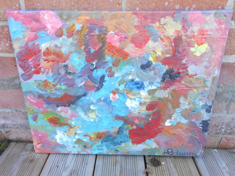 Original Abstract Expressionism Abstract Painting by Laura Bernardeschi Nelson