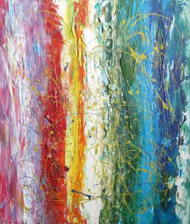 Original Abstract Expressionism Abstract Paintings by Laura Bernardeschi