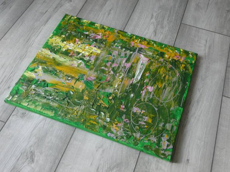 Original Abstract Expressionism Abstract Painting by Laura Bernardeschi