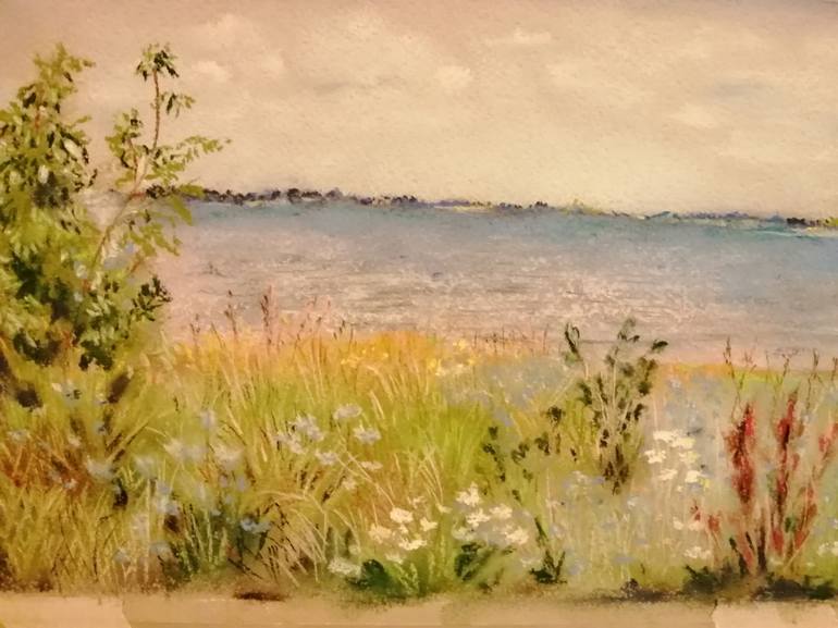 Original Fine Art Landscape Painting by Anna Dubchak