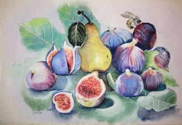 Figs and pear thumb