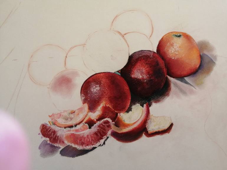 Original Fine Art Still Life Painting by Anna Dubchak