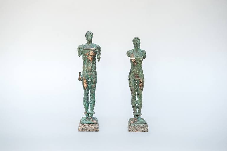 Original Figurative People Sculpture by Egor Zigura