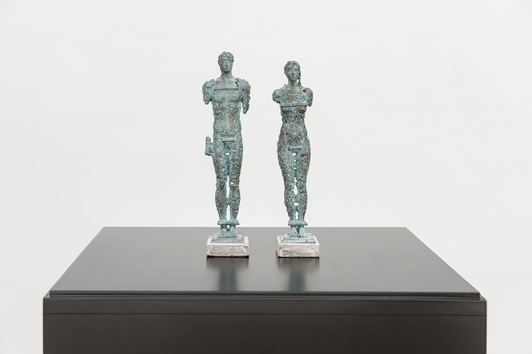 Original Figurative People Sculpture by Egor Zigura