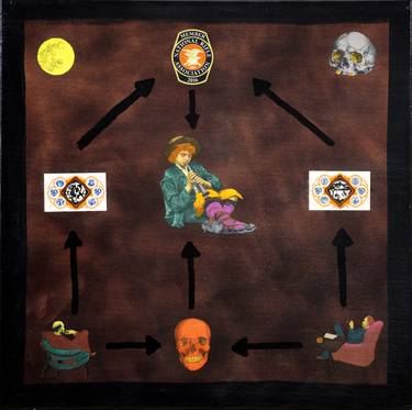 Print of Modern Mortality Collage by Silas Plum