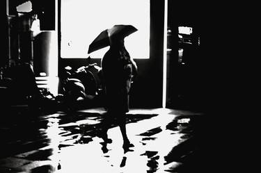 Saatchi Art Artist Hua Huang; Photography, “NuNoir - She Walks In The Rain” #art