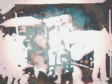 Original Abstract Expressionism Abstract Mixed Media by Hua Huang