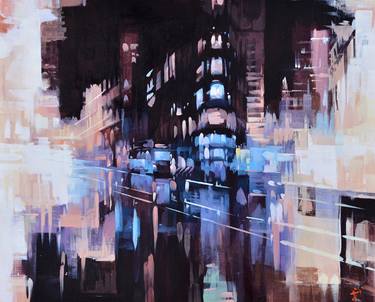 Original Figurative Cities Paintings by Yi Ge