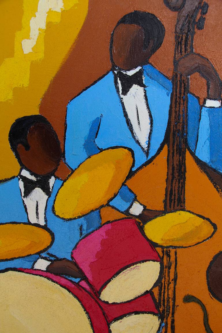 Original Expressionism Music Painting by Olivier Boissinot
