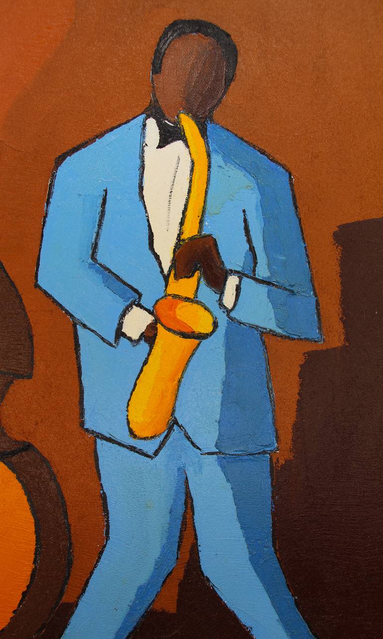 Original Expressionism Music Painting by Olivier Boissinot