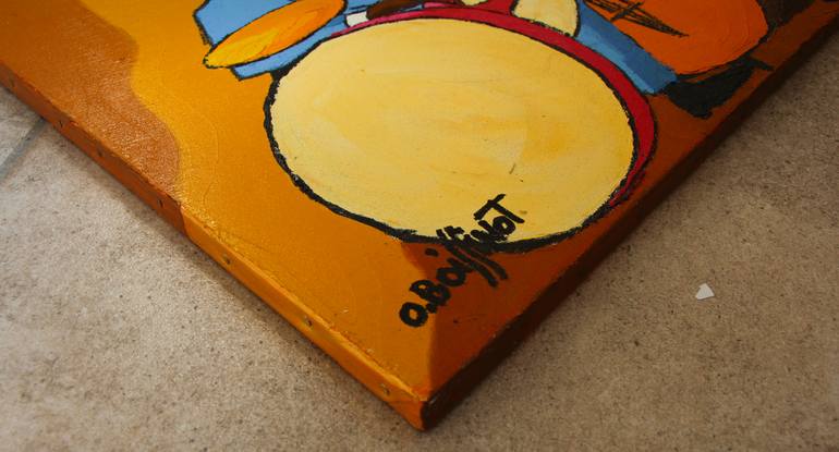 Original Expressionism Music Painting by Olivier Boissinot