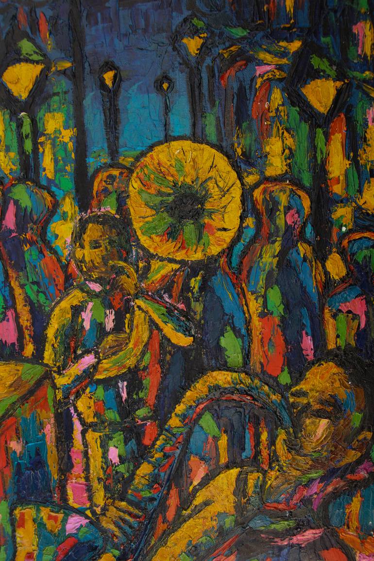 Original Expressionism Music Painting by Olivier Boissinot