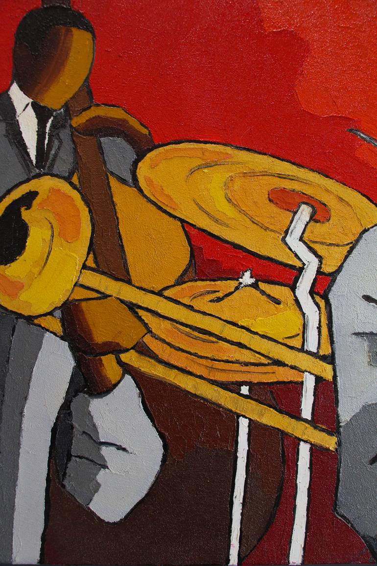 Original Expressionism Music Painting by Olivier Boissinot