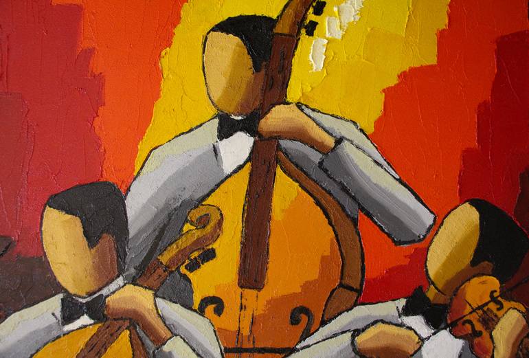 Original Expressionism Music Painting by Olivier Boissinot