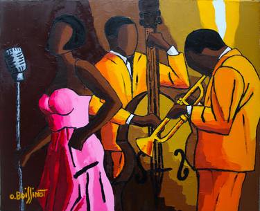 Print of Expressionism Music Paintings by Olivier Boissinot