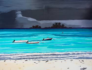 Original Expressionism Seascape Paintings by Olivier Boissinot