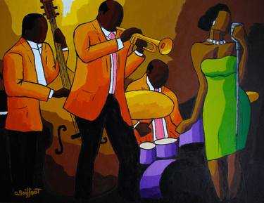 Original Fine Art Music Paintings by Olivier Boissinot